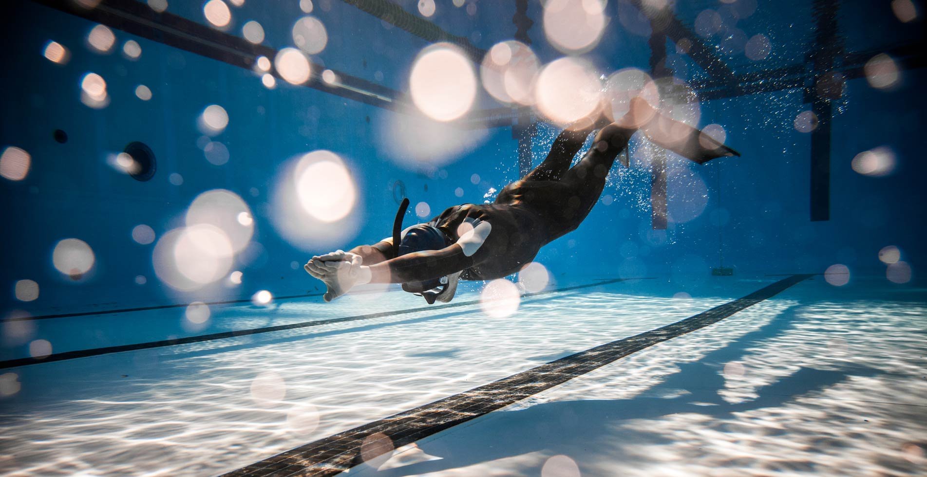 Unterwasserwelt mit Taucher